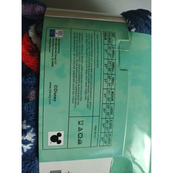 Disney‎ Stitch Sleep Pants Unisex Size 2XL Christmas Pajama Pants Sleep Lounge - Picture 2 of 8